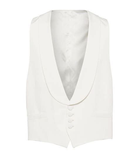 silk twill waistcoat